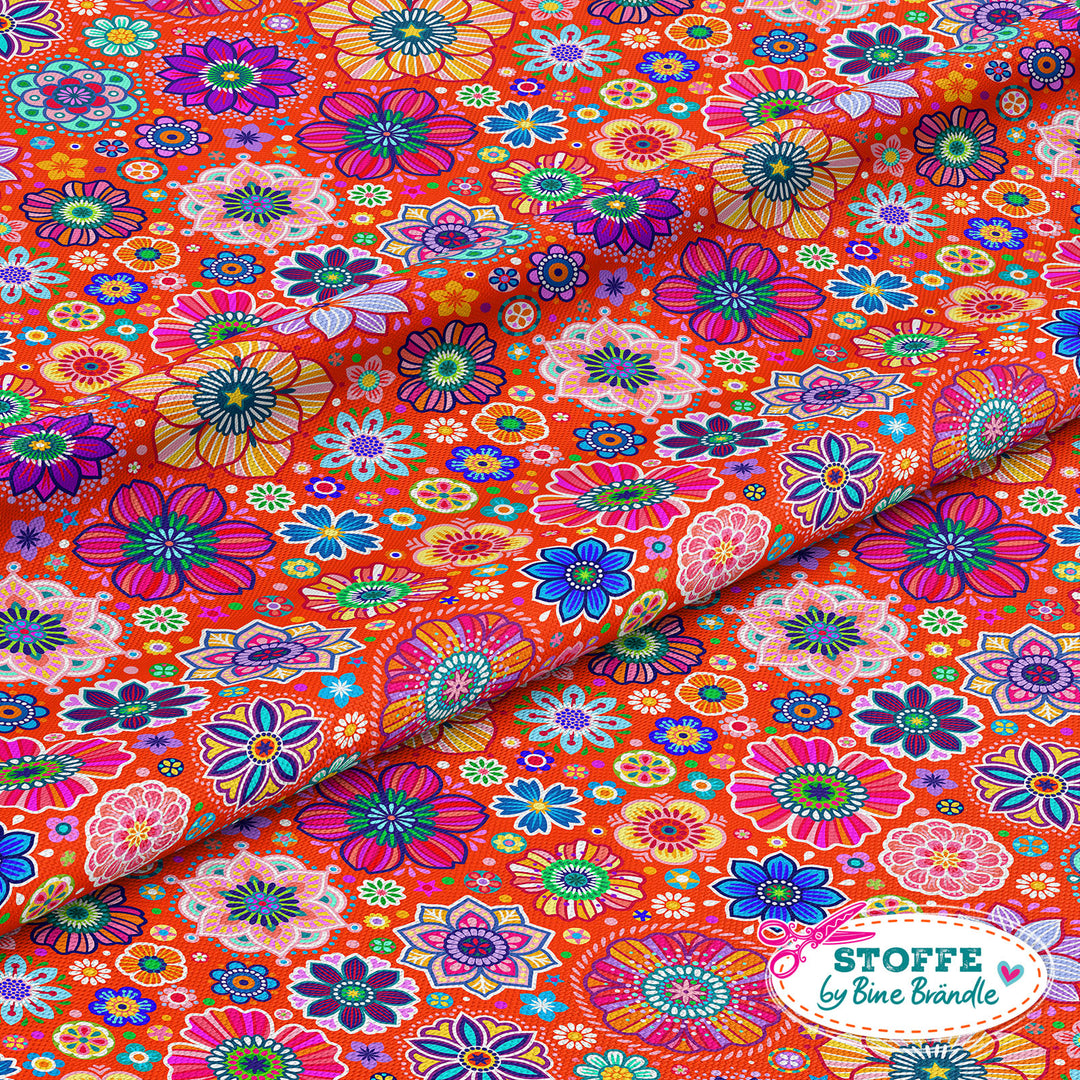 FLORA Orange – Stoff