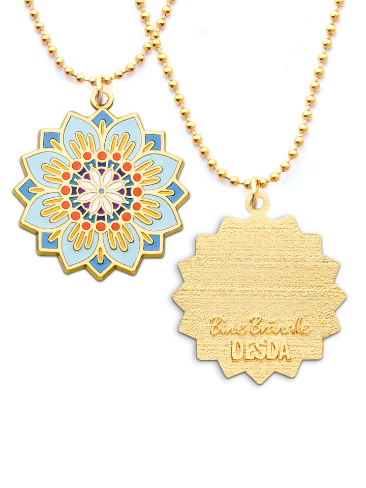 Halskette türkise Blume