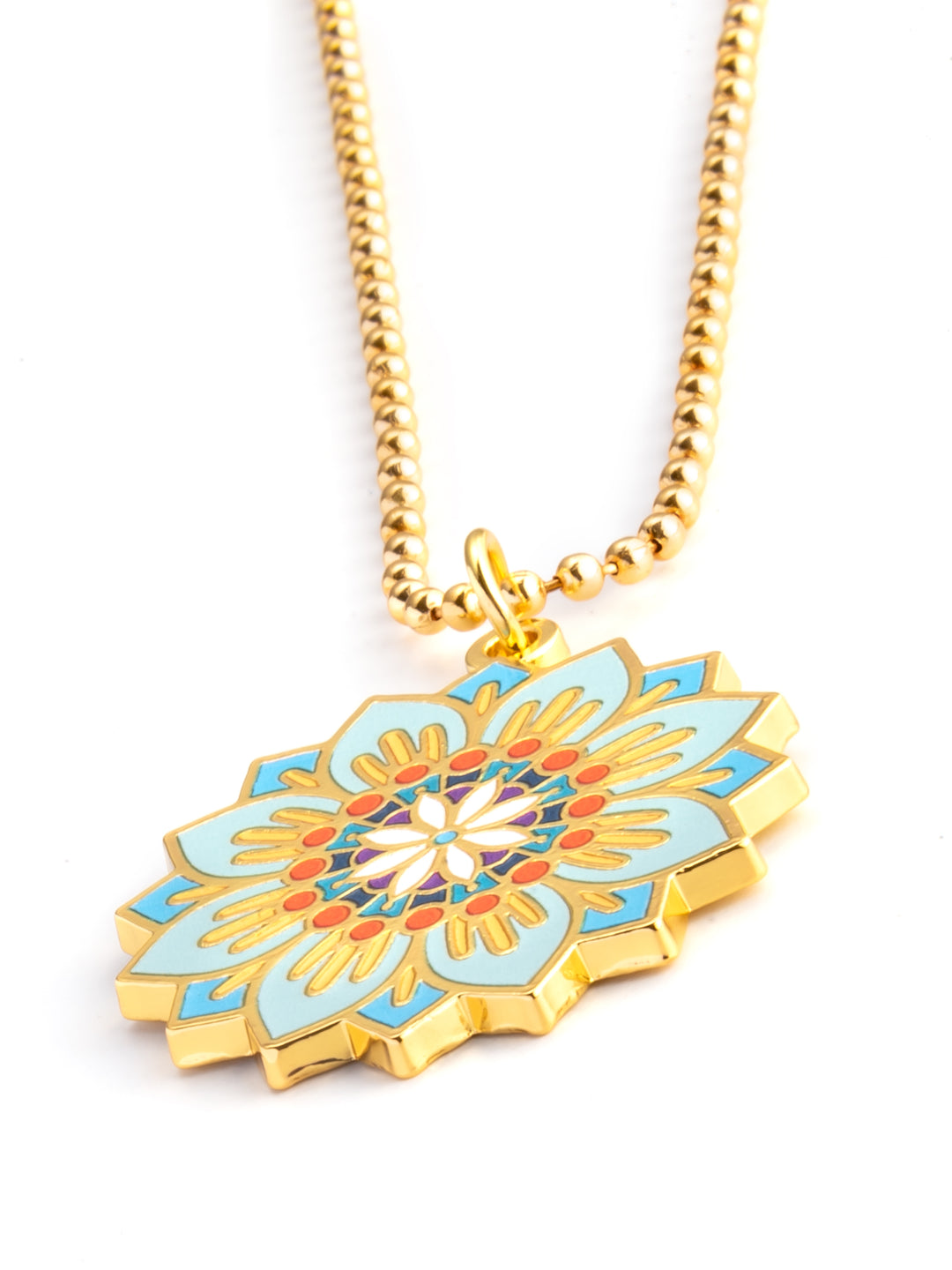 Halskette türkise Blume