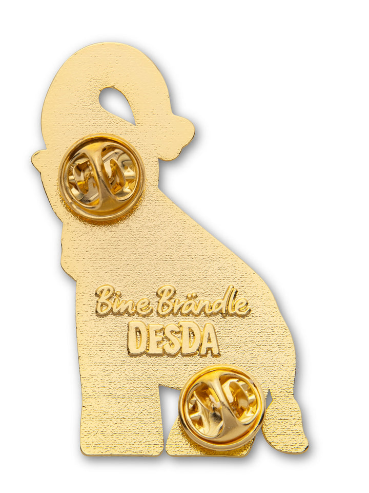 Pin Elefant hellblau