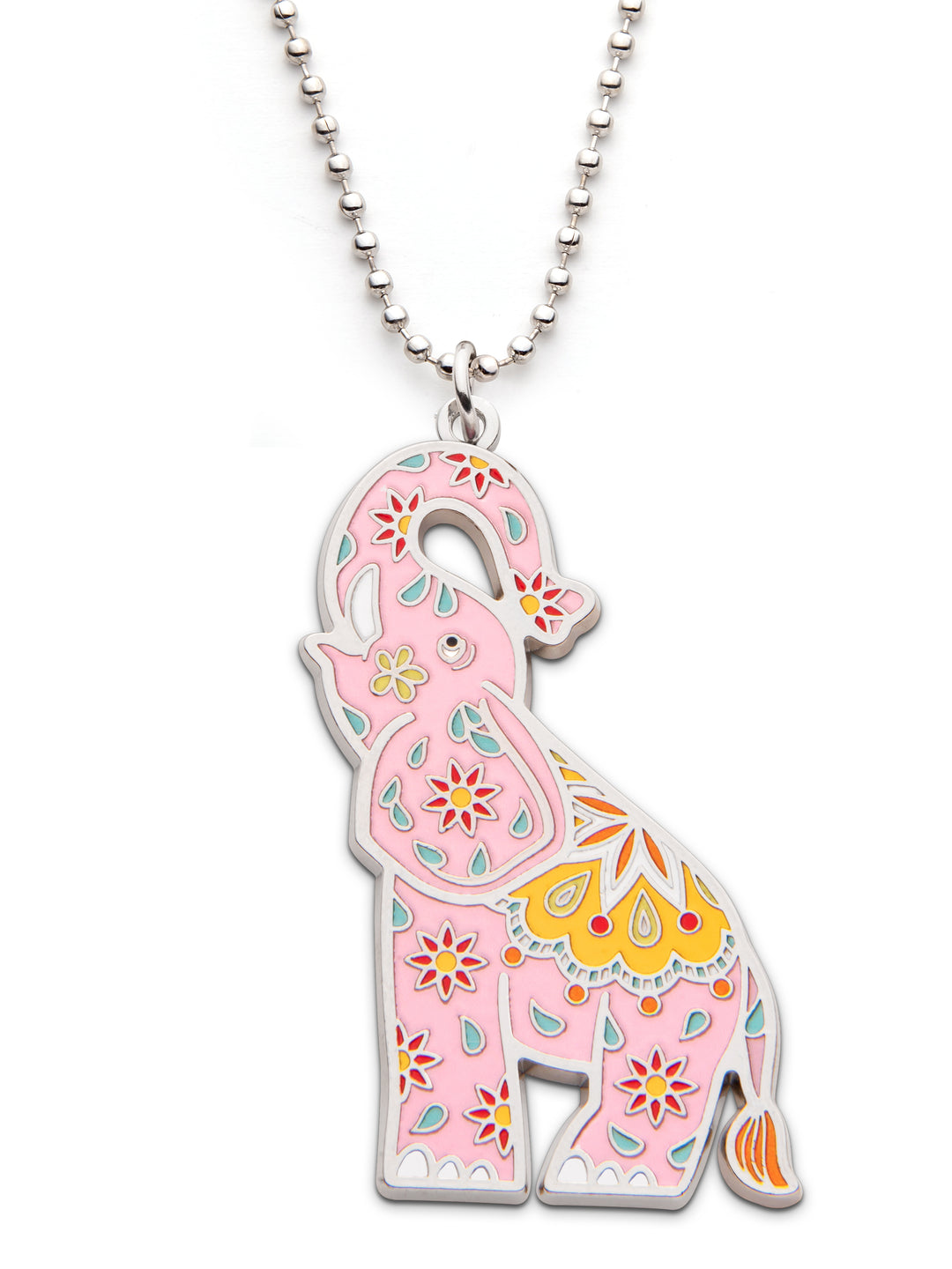 Halskette Elefant rosa