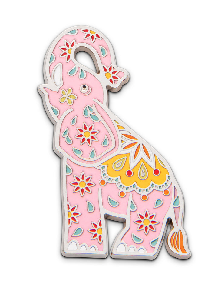 Pin Elefant rosa