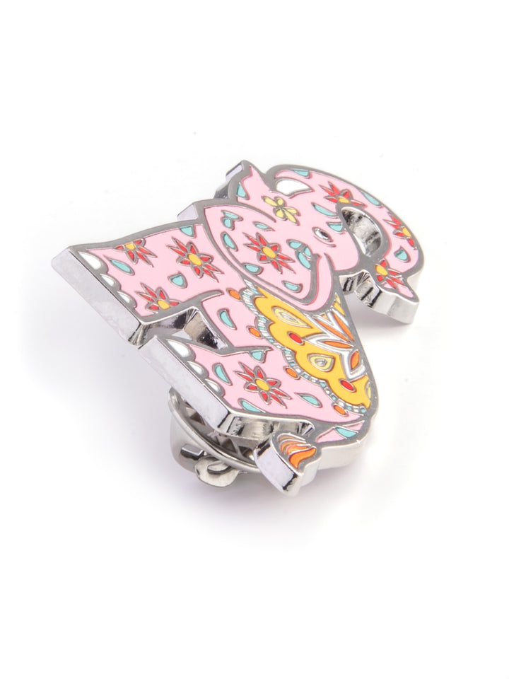 Pin Elefant rosa