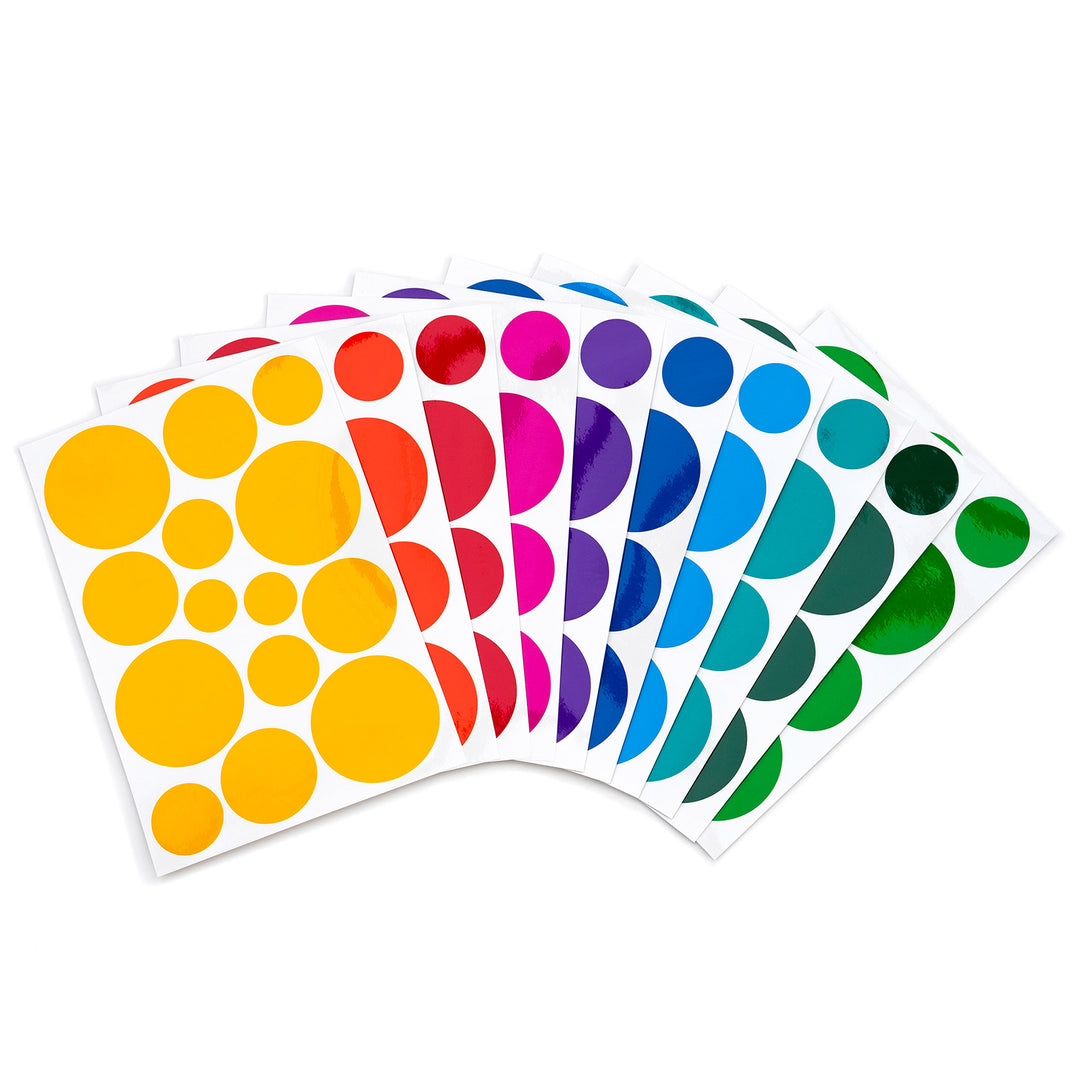 Punkte aus Fensterfolie - Neue Farben und noch mehr Punkte!