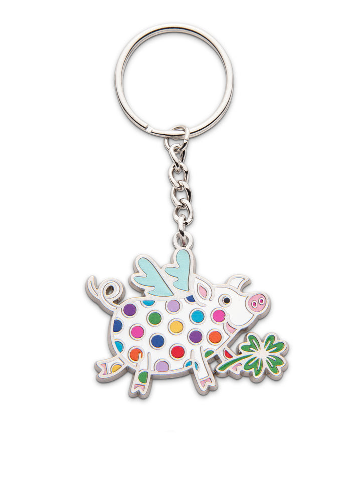 Schlüsselanhänger Glücksschwein