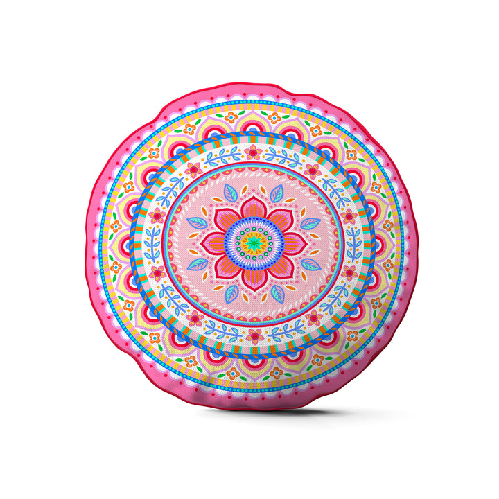 Lieblingskissen – Jasmin pastell ⌀ 50 cm