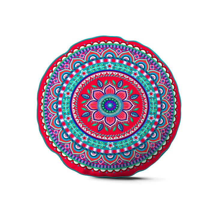 Lieblingskissen – Jasmin rot ⌀ 50 cm