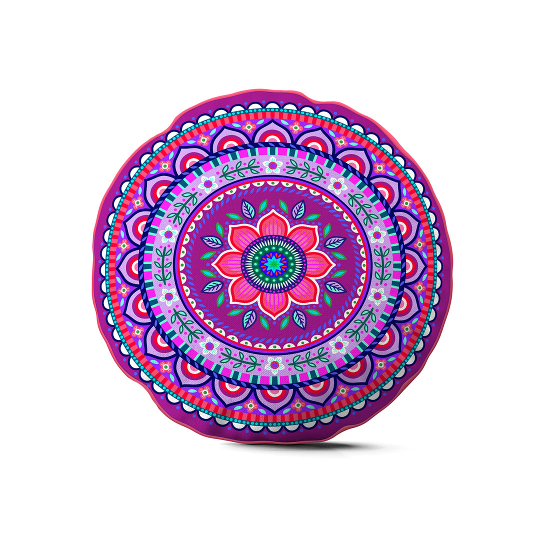 Lieblingskissen – Jasmin violett ⌀ 50 cm