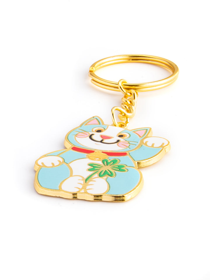 Schlüsselanhänger Glückskatze