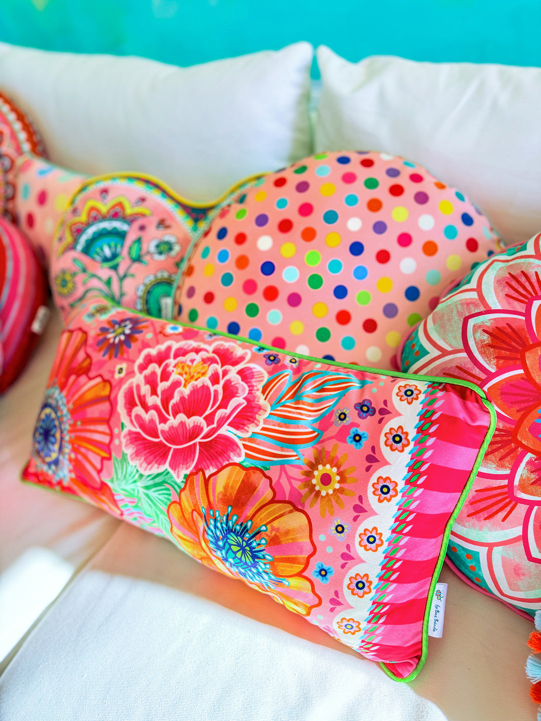 Lieblingskissen – Blumenzauber rosa 60 cm x 30 cm