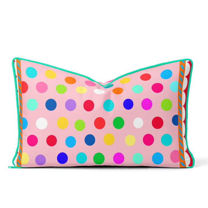 Lieblingskissen – Konfetti rosa 60 cm x 30 cm