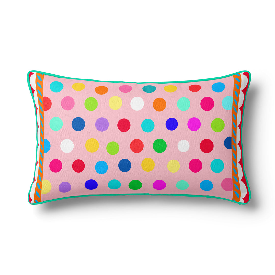 Lieblingskissen – Konfetti rosa 60 cm x 30 cm
