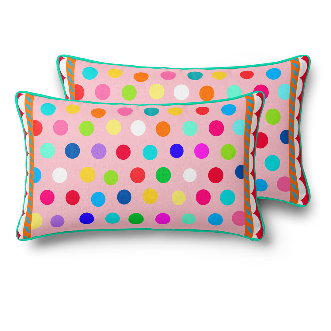 Lieblingskissen – Konfetti rosa 60 cm x 30 cm