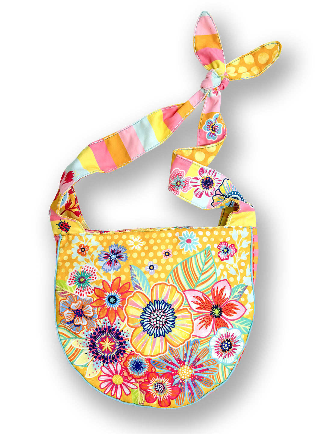 Lieblingstasche Blumenmeer gelb