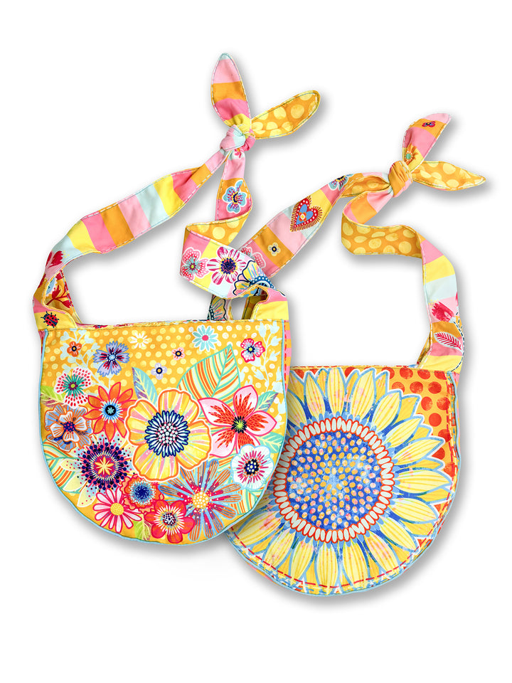 Lieblingstasche Blumenmeer gelb