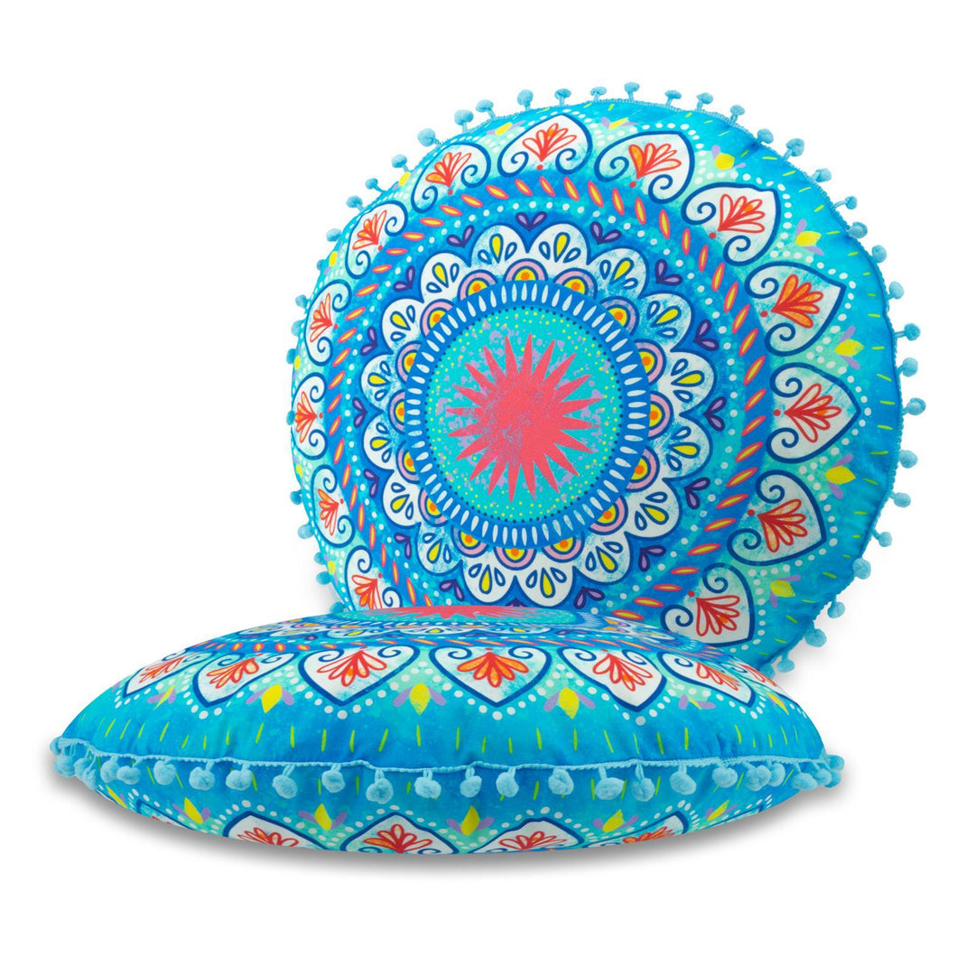 Dekokissen - Mandala Abendrot - 42 cm