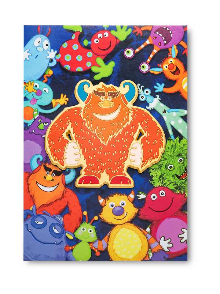 Pin Monster Mucki, das starke Monster