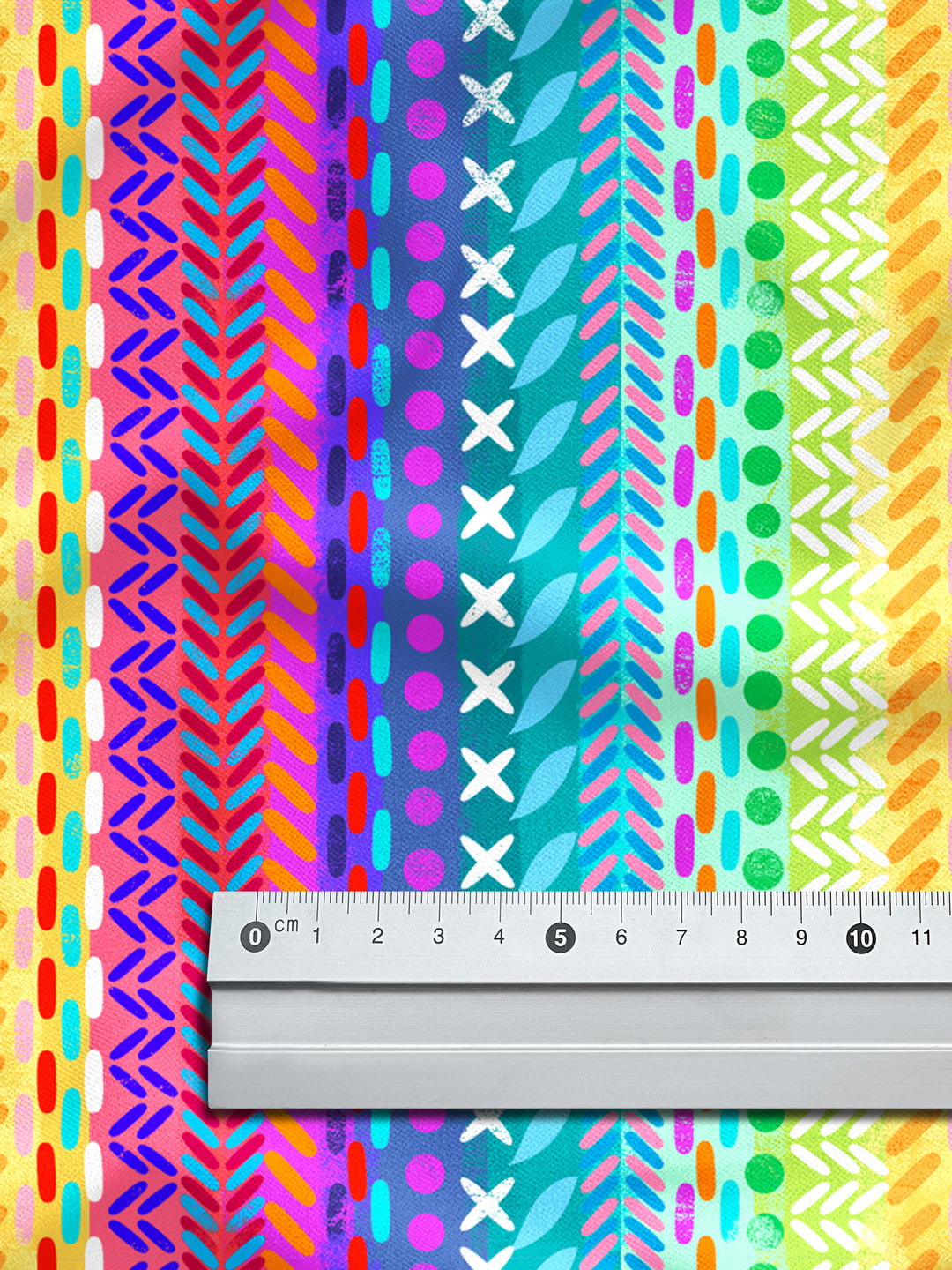Patchwork Nähte bunt - Stoff