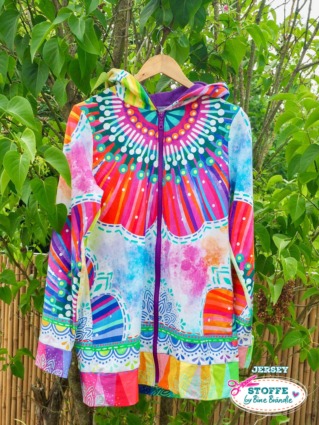 Regenbogenblume - Stoff