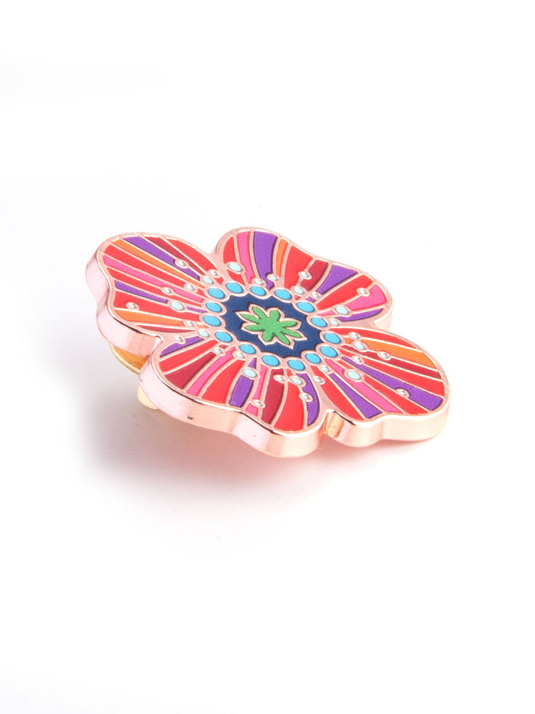 Pin Mohn Blume