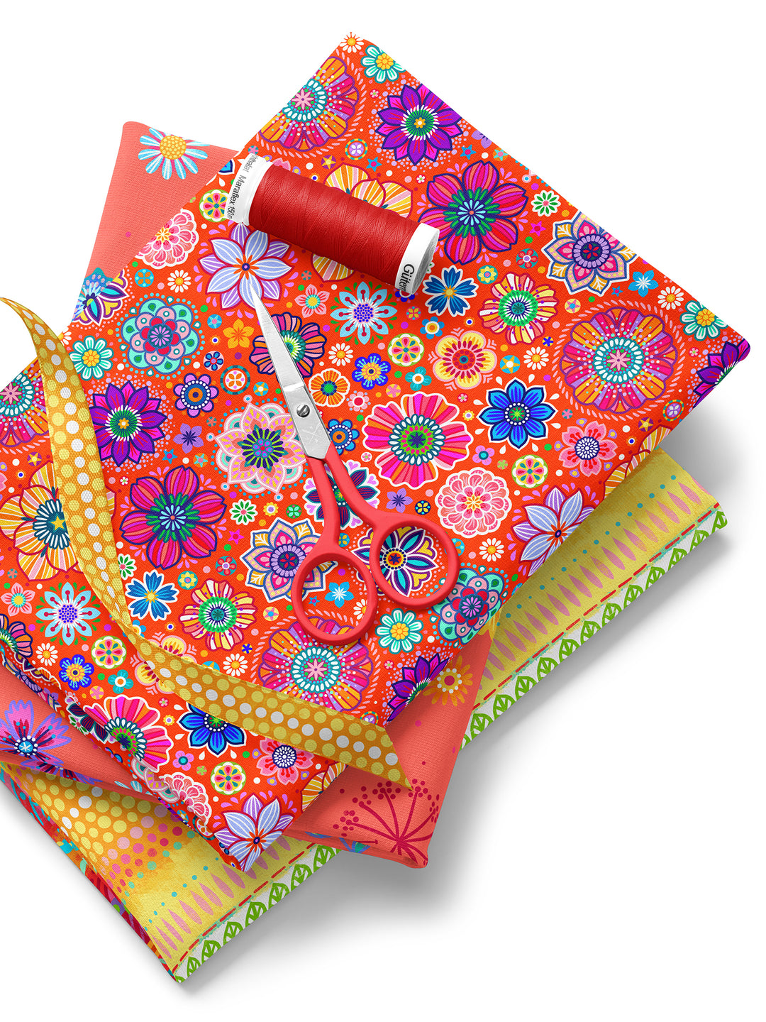 FLORA Orange – Stoff