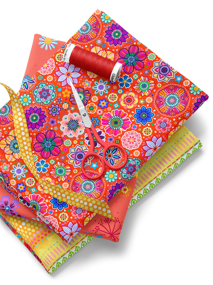 FLORA Orange – Stoff