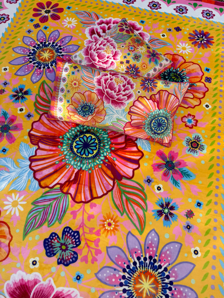 Teppich - Blumen Zauber - Gelb