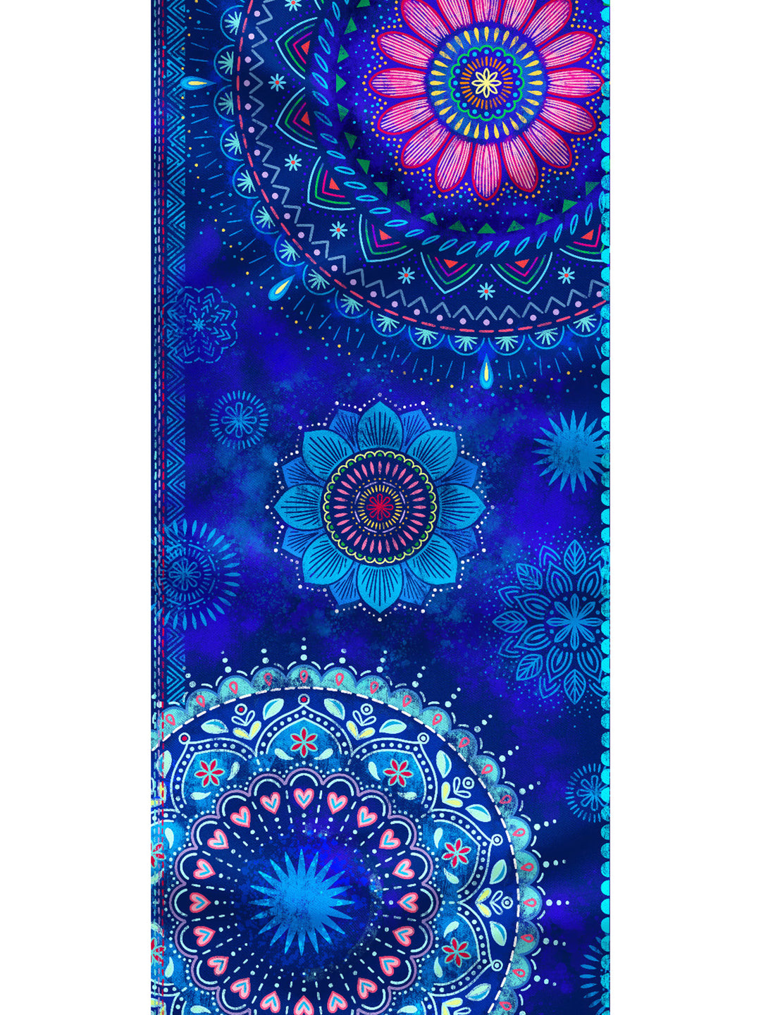 Tuch Mandala dunkelblau