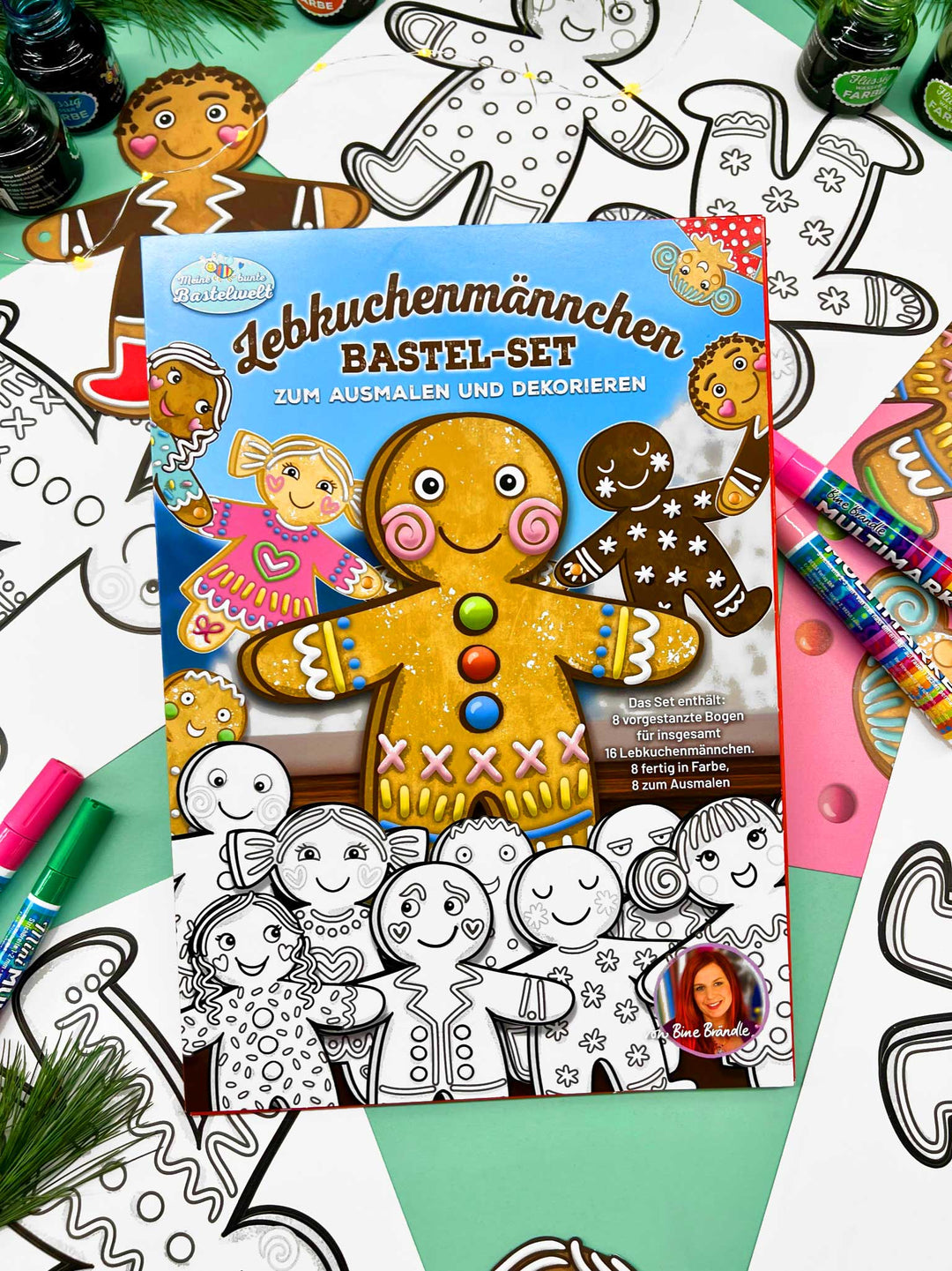 Lebkuchenmännchen Bastel-Set