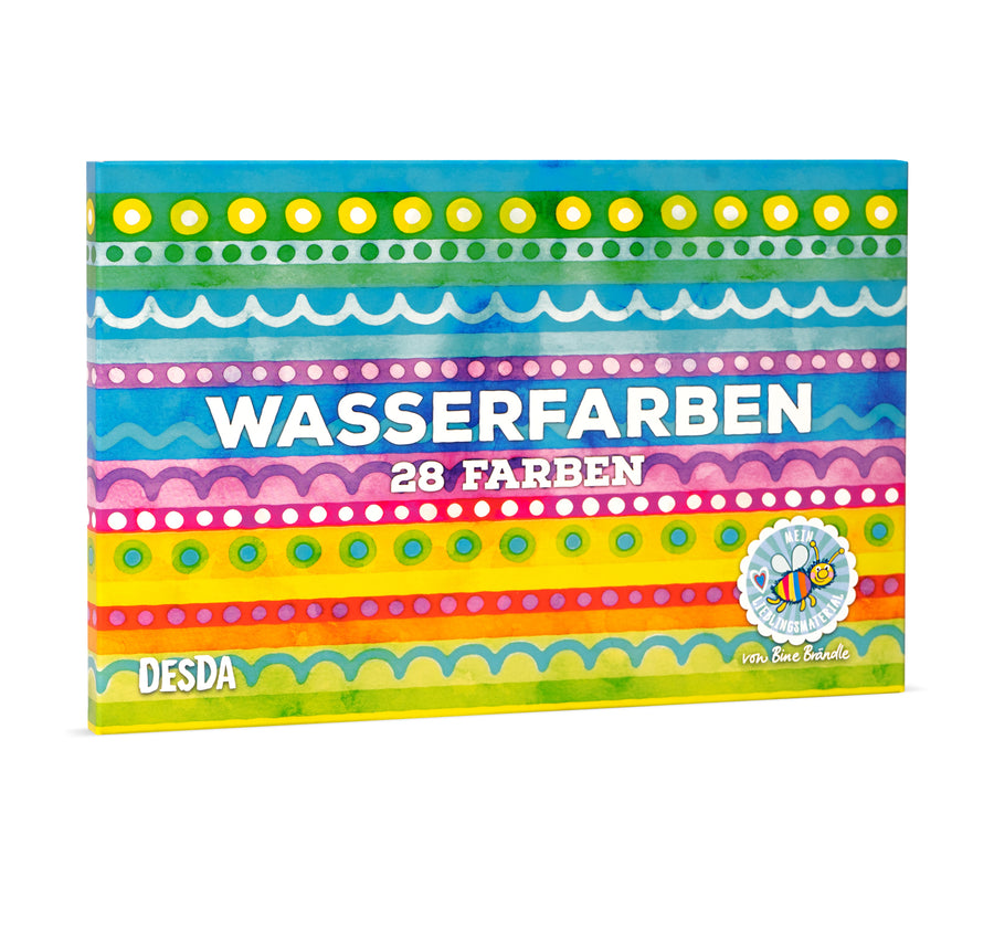 28 kräftige Wasserfarben für Hobby-Künstler