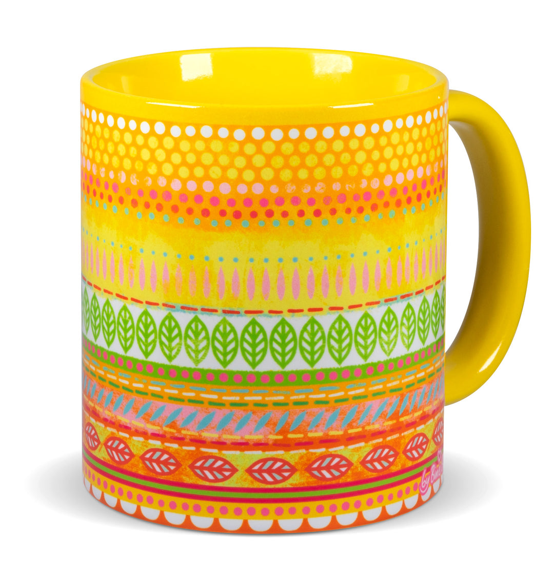 Boho-Gelb - Tasse